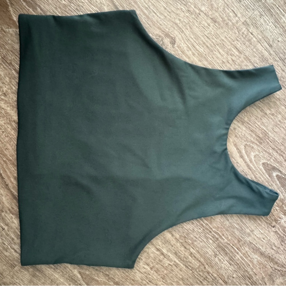 girlfriend collective Olive Green Active Tank